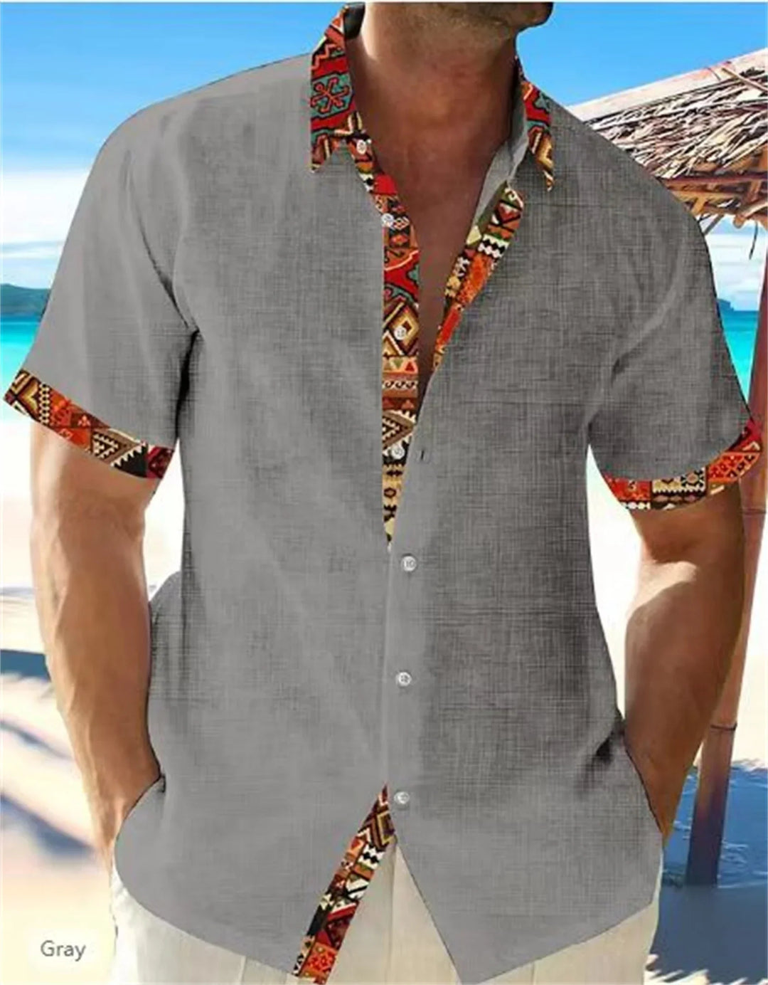 Eastcott - Sommerhemd mit Ethno-Print