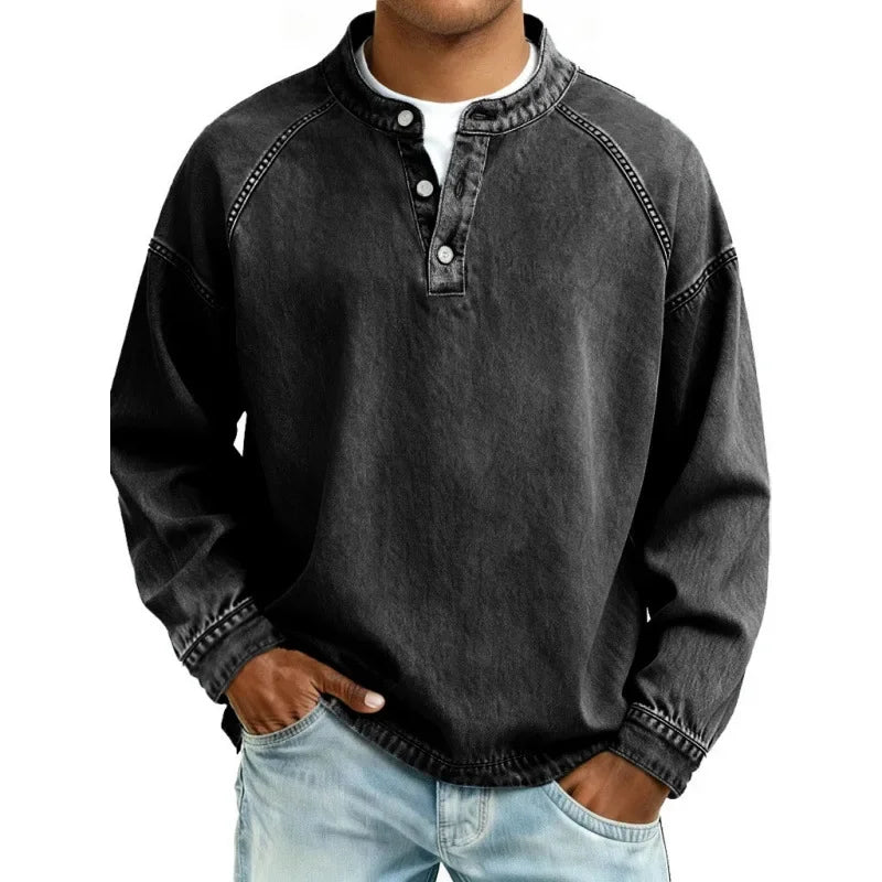 Laren - Vintage Button-down-Hemd mit Soft-Touch