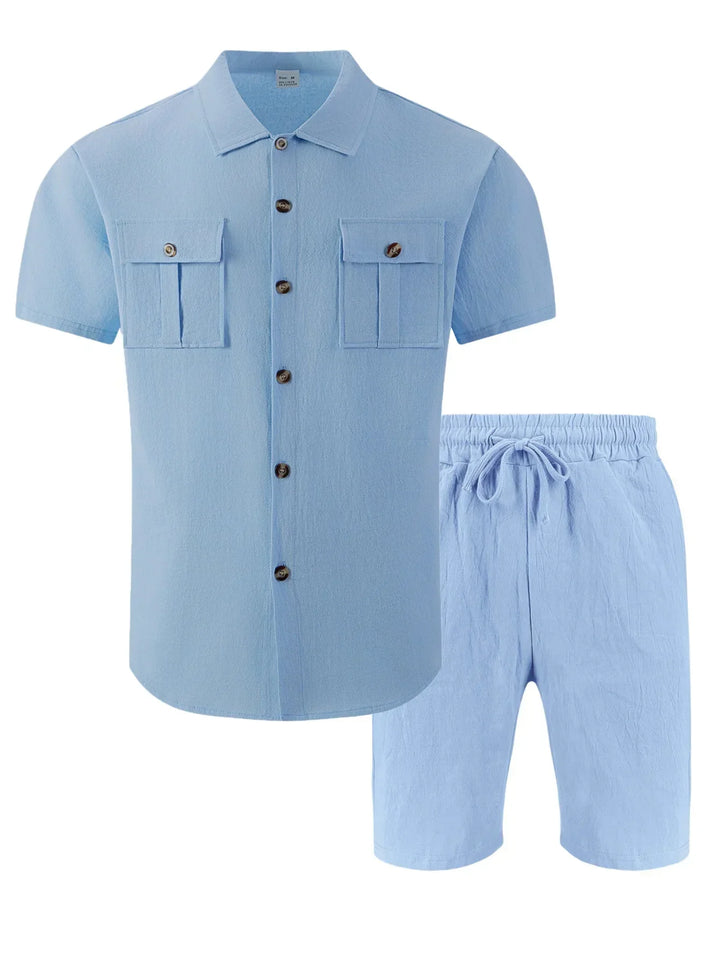Baird - Hemd-und-Shorts-Set aus Leinenmischung