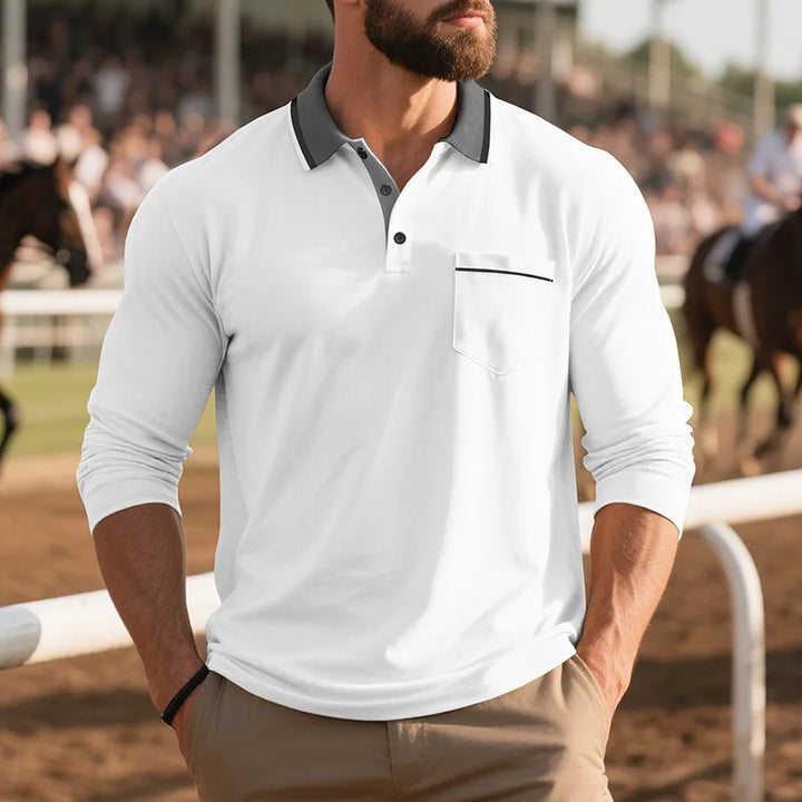 Balcombe - Softtouch-Langarm-Poloshirt