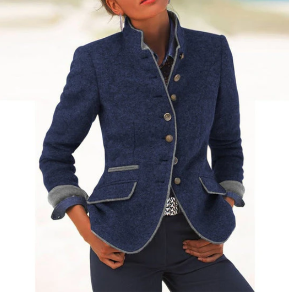 Violeta - federleichte Jacke mit hohem Kragen