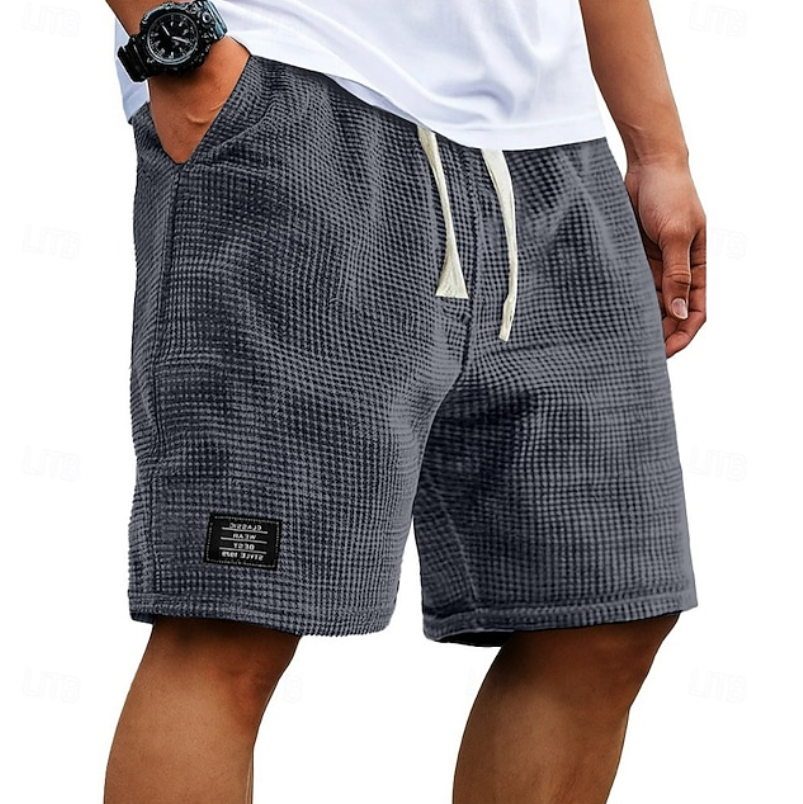 Godwin - atmungsaktive Waffelstruktur-Shorts