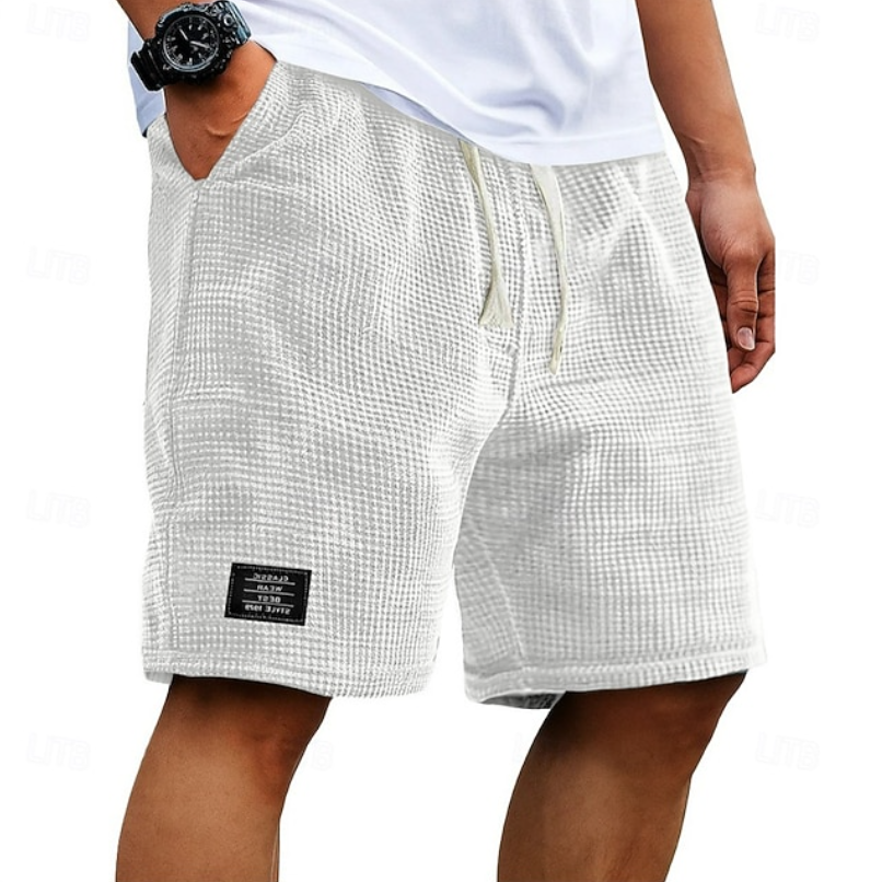 Godwin - atmungsaktive Waffelstruktur-Shorts
