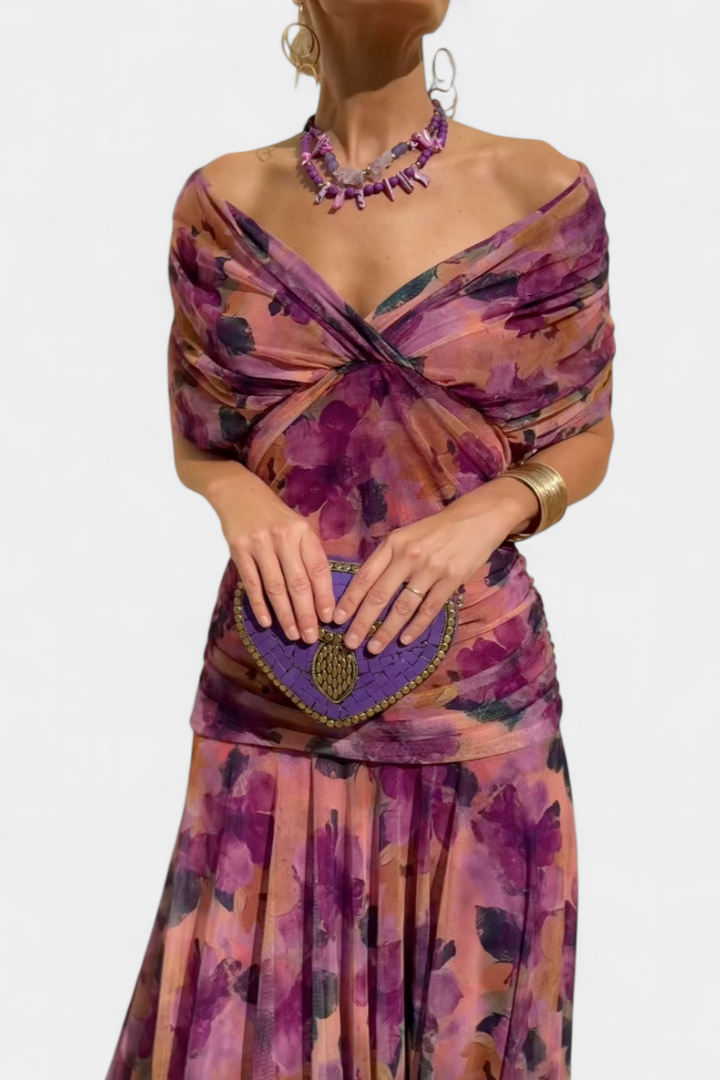 Tamsyn - Florales Maxikleid mit weicher Haptik