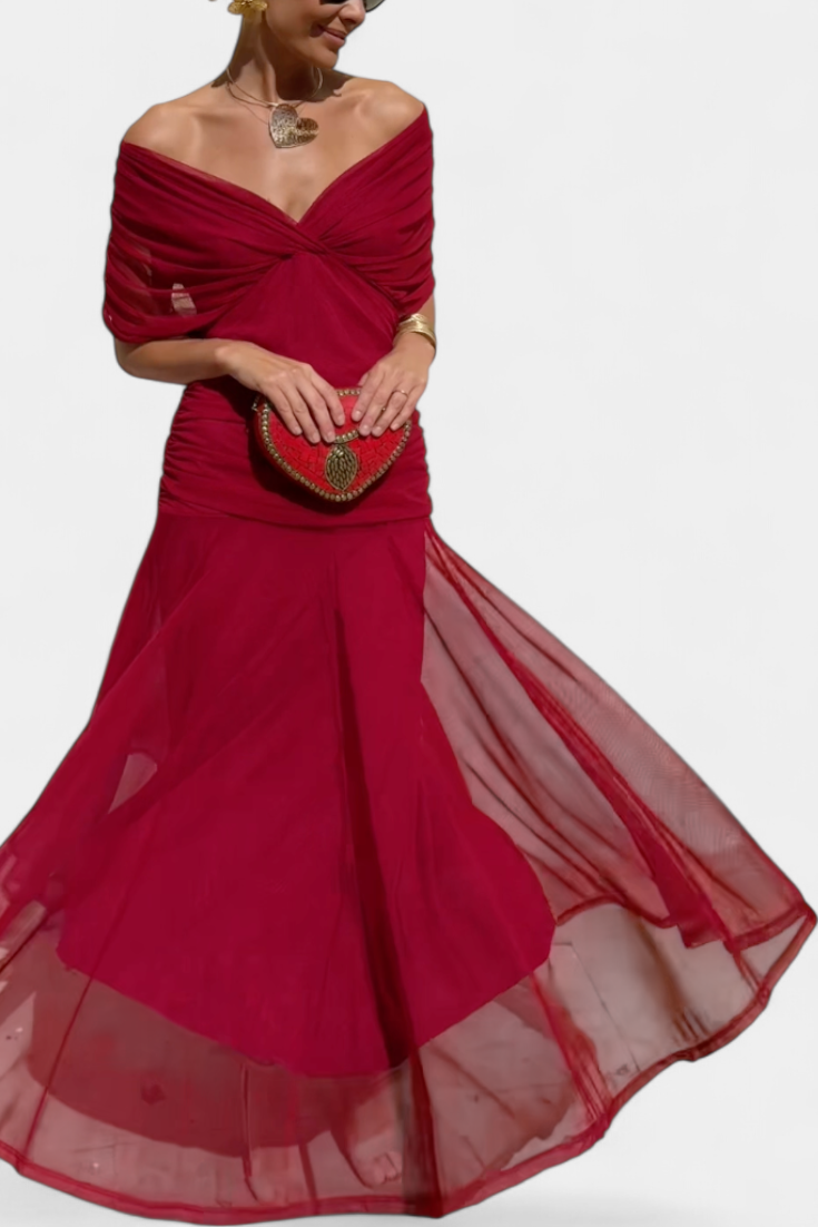Tamsyn - Florales Maxikleid mit weicher Haptik