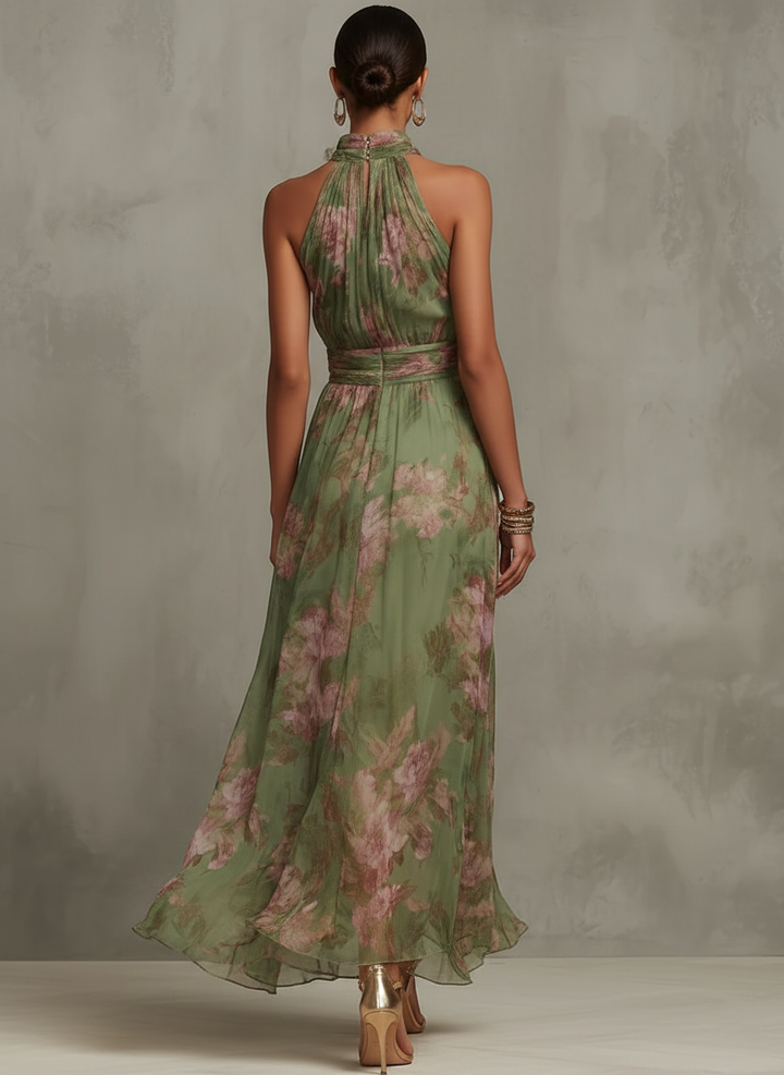 Isolde - Fließendes Neckholderkleid