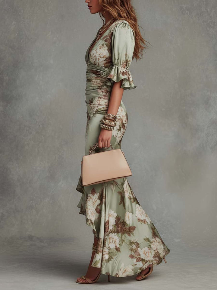 Jamie - Soft-Touch-Blumenkleid