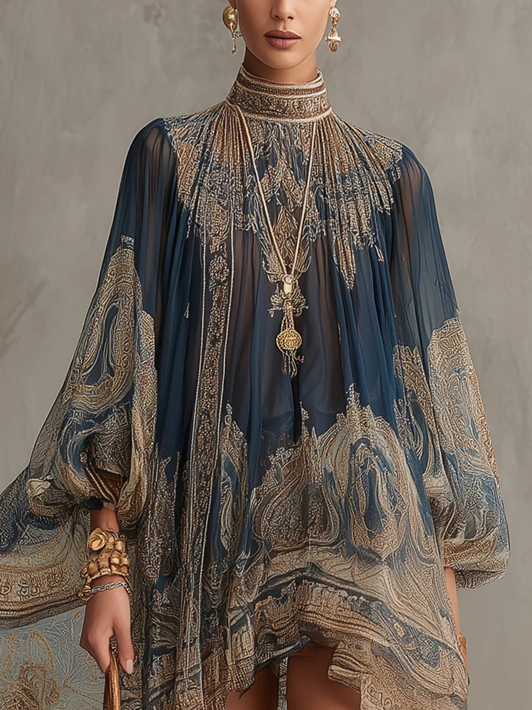 Alessia - Luftiges, asymmetrisches Kleid