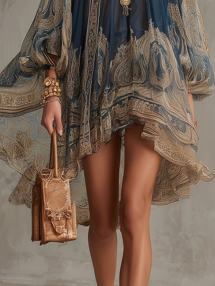 Alessia - Luftiges, asymmetrisches Kleid