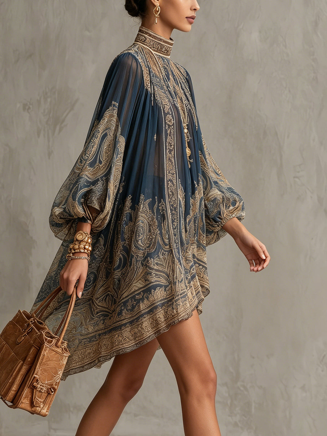 Alessia - Luftiges, asymmetrisches Kleid