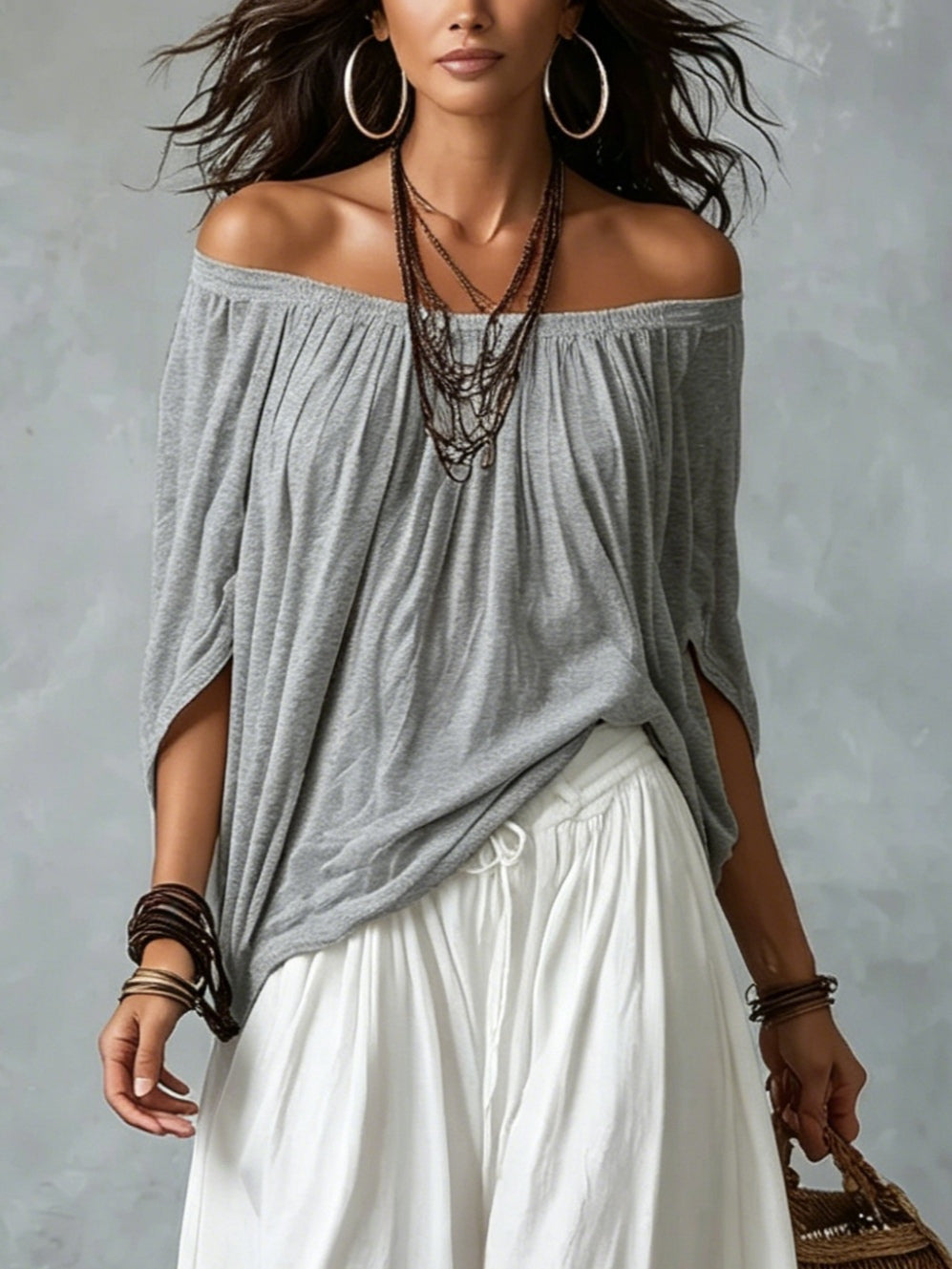 Beatha - Fließender Off-Shoulder-Zweiteiler
