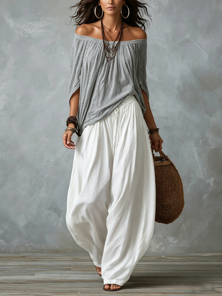 Beatha - Fließender Off-Shoulder-Zweiteiler