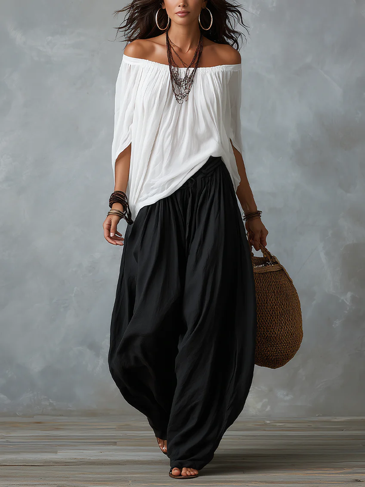 Beatha - Fließender Off-Shoulder-Zweiteiler