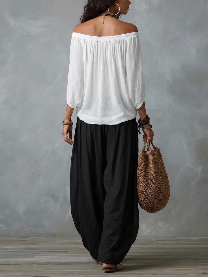 Beatha - Fließender Off-Shoulder-Zweiteiler