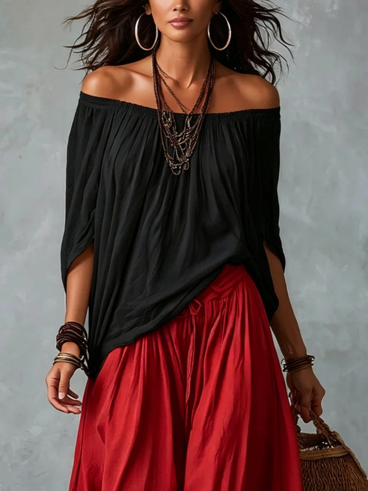 Beatha - Fließender Off-Shoulder-Zweiteiler