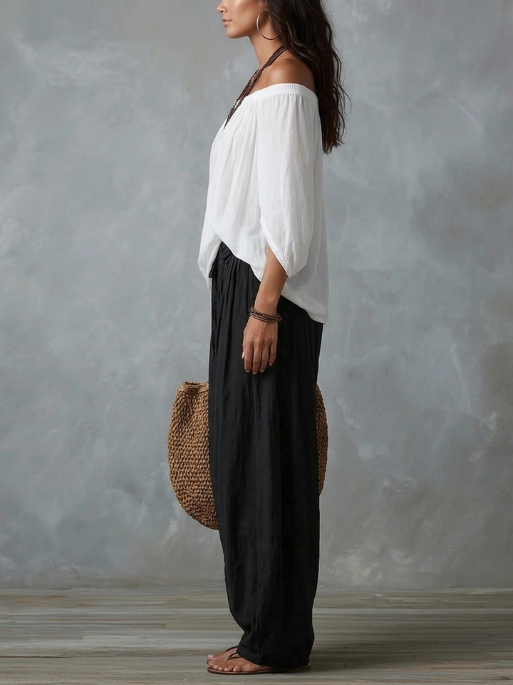 Beatha - Fließender Off-Shoulder-Zweiteiler