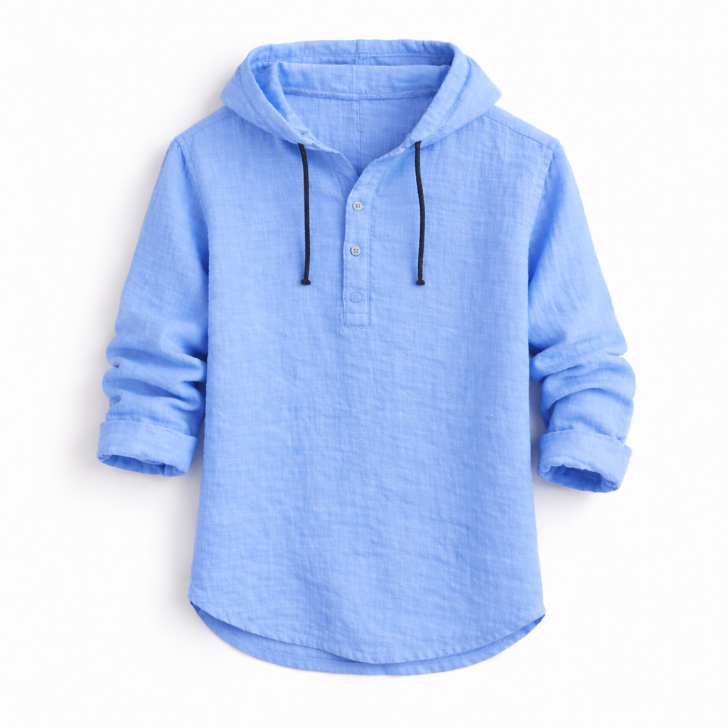 Alton - Atmungsaktiver Leinen-Hoodie