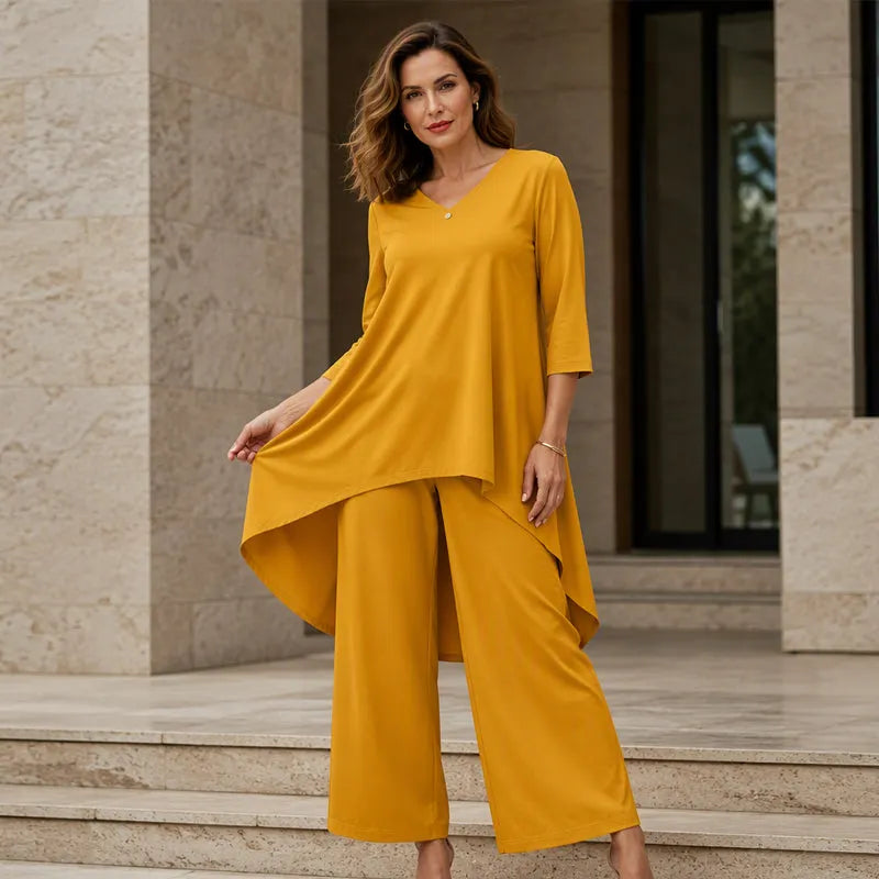 Laurivelle - Soft-Touch Plus Size Maxikleid