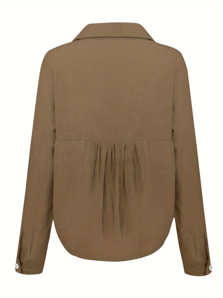 Rowena - Transparente Bluse mit Fransen