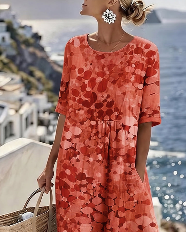 Adria - A-Linien-Midikleid mit weichem Griff
