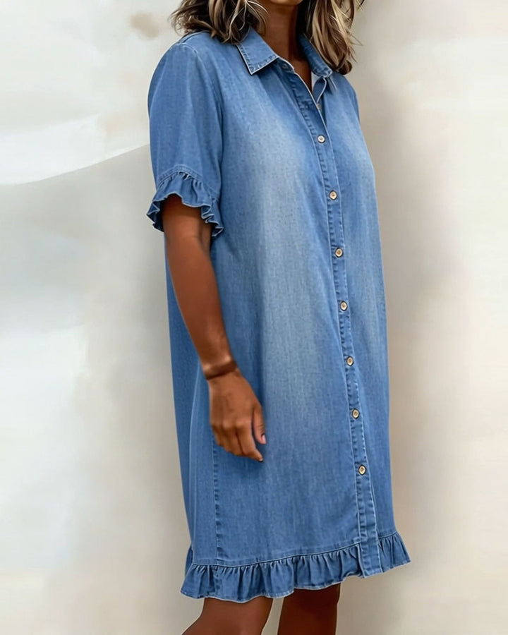 Kirella - Hemdblusenkleid mit Knopfleiste