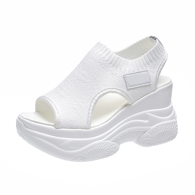 Calina - Plateau-Sandalen mit offener Zehenpartie