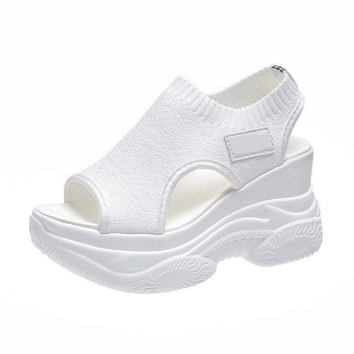 Calina - Plateau-Sandalen mit offener Zehenpartie