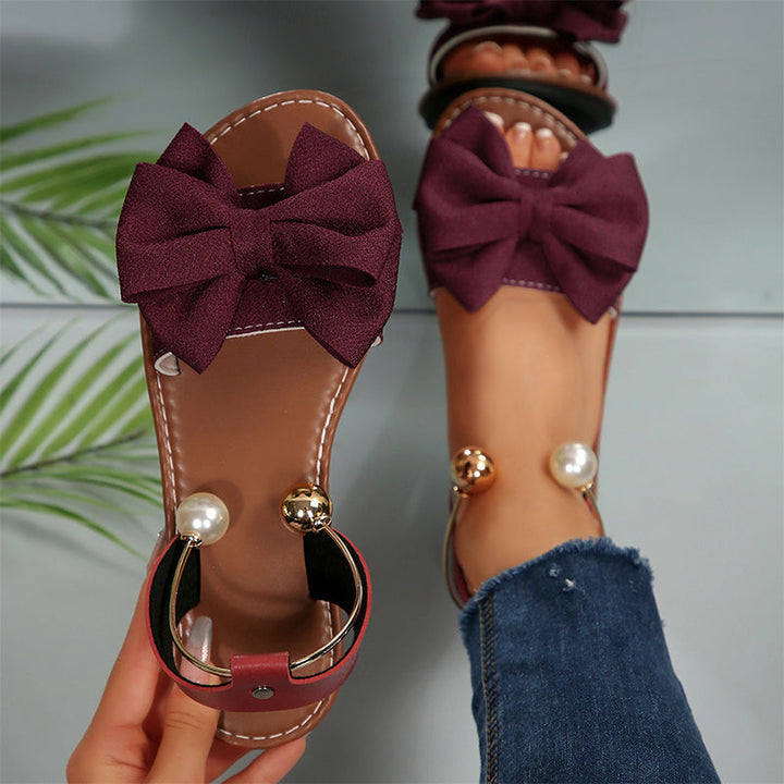 Elinette - Luxuriöse Slip-on-Sandalen