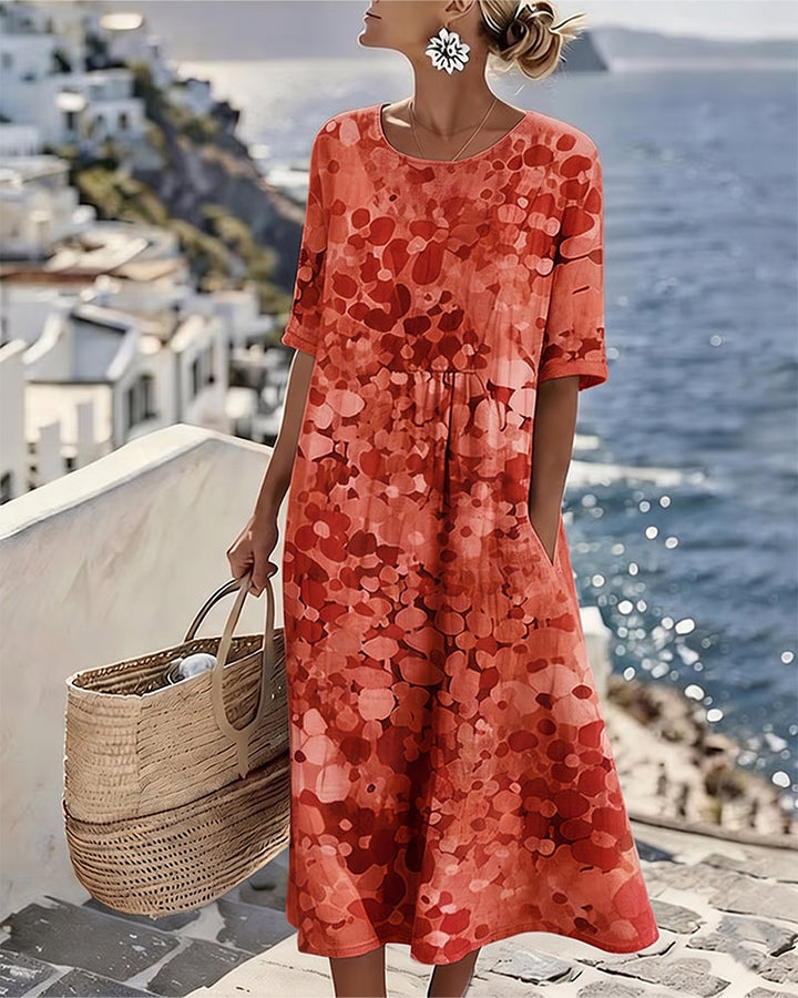 Adria - A-Linien-Midikleid mit weichem Griff