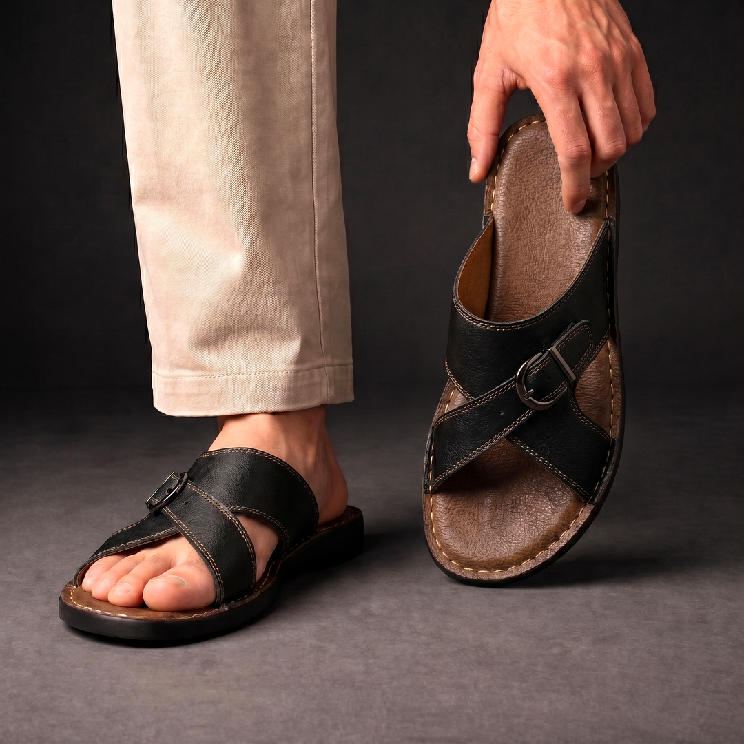 Camden - Premium-Sandalen mit Kreuzriemen