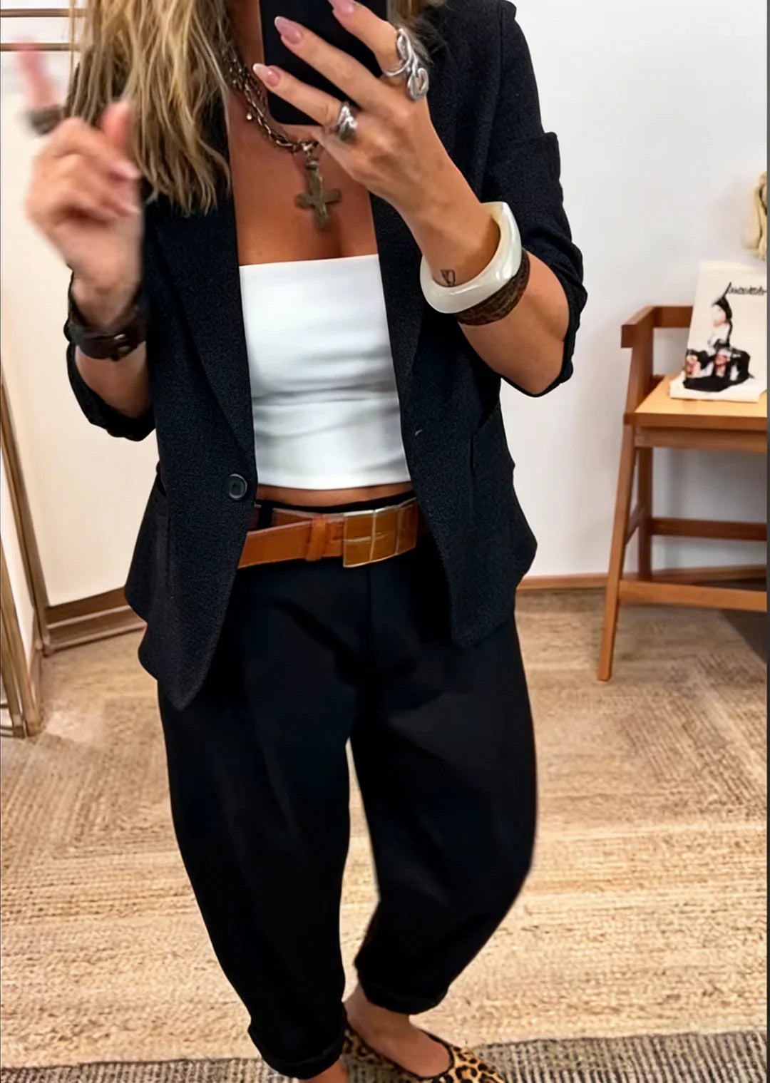 Rosina - Blazer- und Hosen-Set mit weicher Haptik