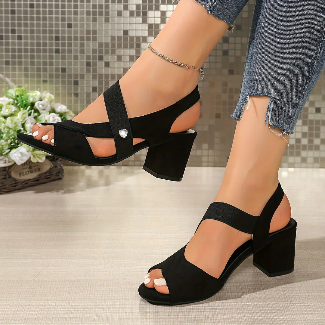 Lurene - Gepolsterte Schuhe mit Blockabsatz