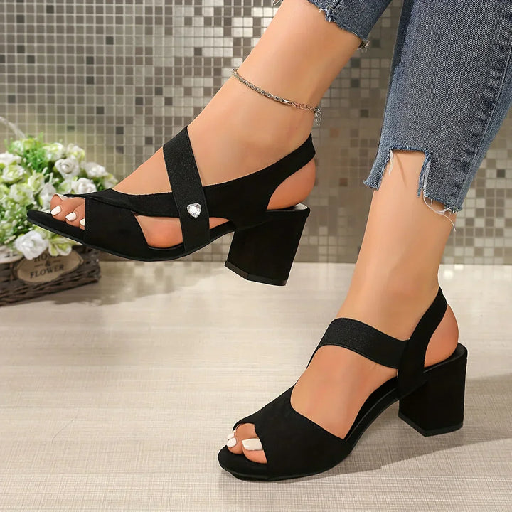 Lurene - Gepolsterte Schuhe mit Blockabsatz