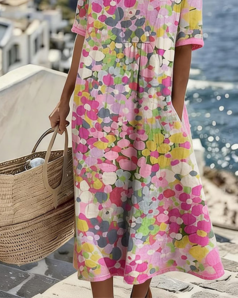 Adria - A-Linien-Midikleid mit weichem Griff