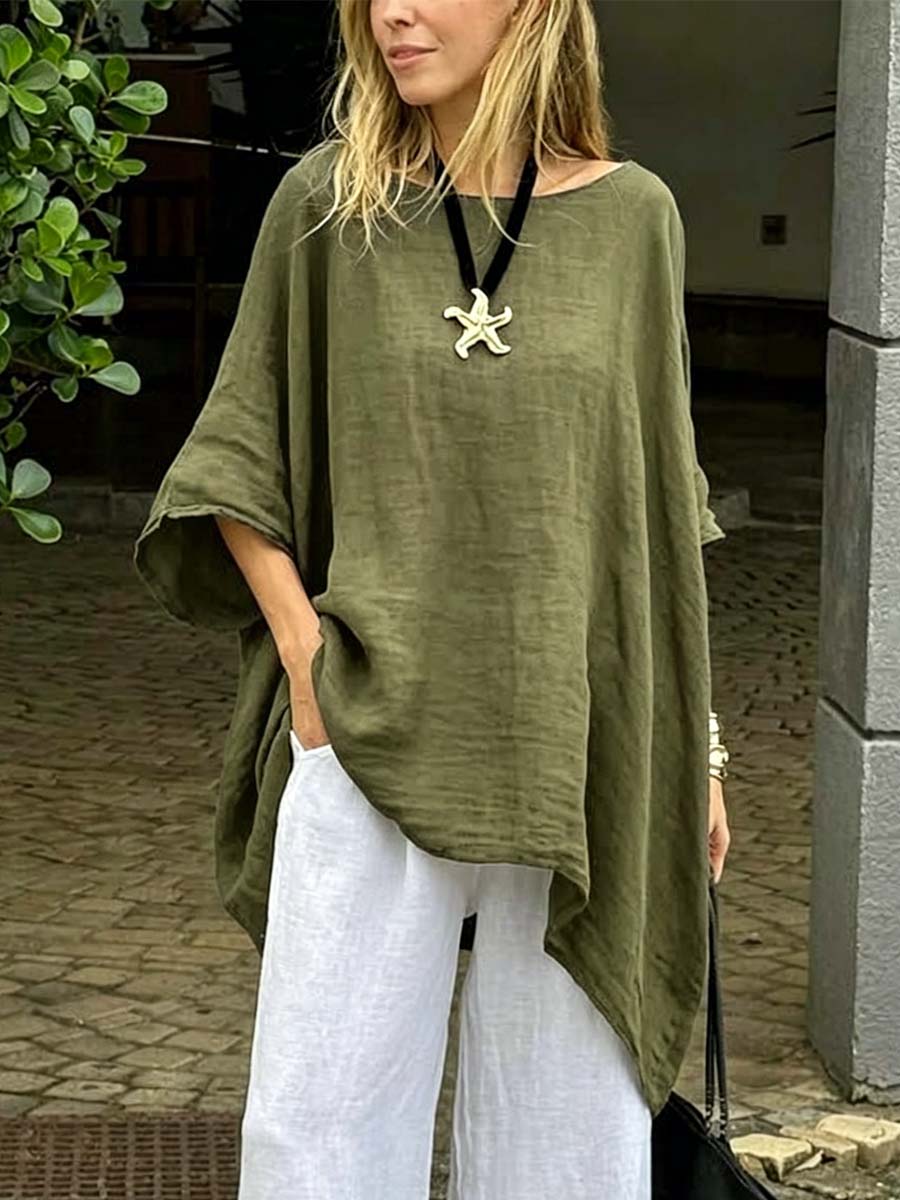 Bethany - Oversize-Tunika mit Fledermausärmeln