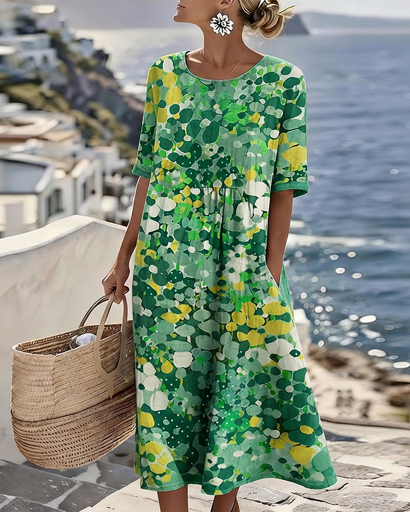 Adria - A-Linien-Midikleid mit weichem Griff
