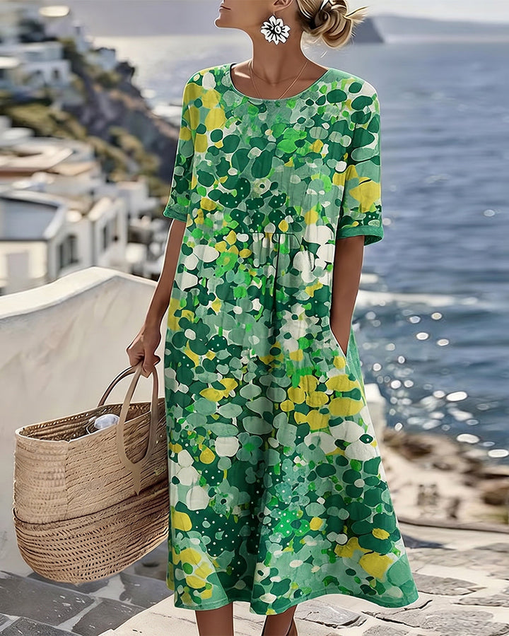 Adria - A-Linien-Midikleid mit weichem Griff