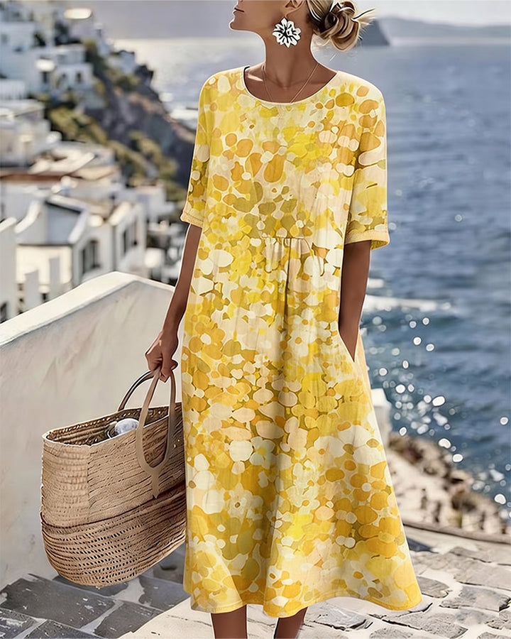 Adria - A-Linien-Midikleid mit weichem Griff