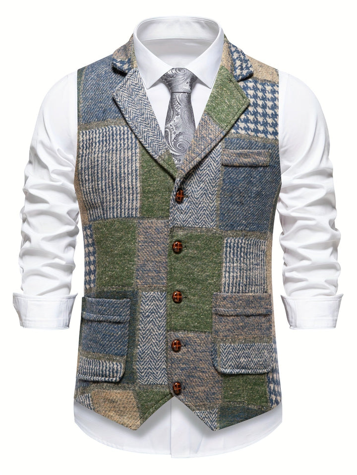 Evren - Maßgeschneiderte Patchwork-Weste