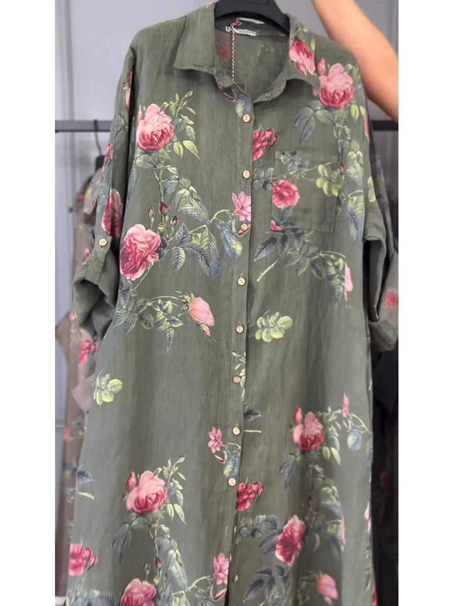 Jovie - Premium-Hemdblusenkleid aus Leinen