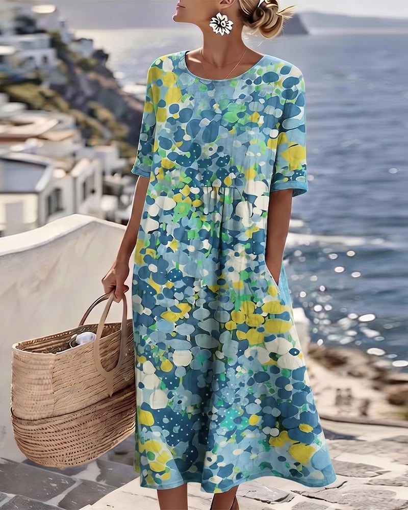 Adria - A-Linien-Midikleid mit weichem Griff