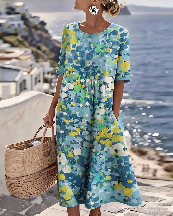 Adria - A-Linien-Midikleid mit weichem Griff