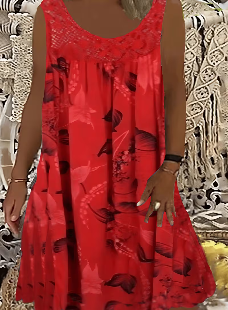 Ariadne - Elegantes Shiftkleid mit floralem Druck
