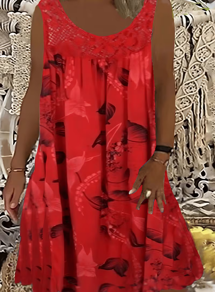 Ariadne - Elegantes Shiftkleid mit floralem Druck