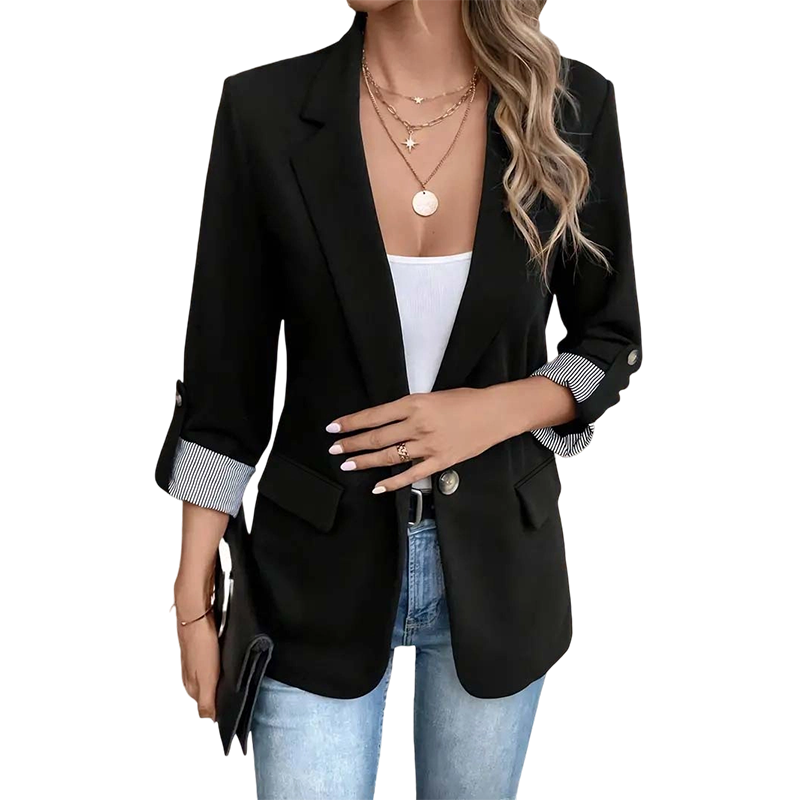Neravelle - Taillierter Blazer mit aufgerollten Ärmeln