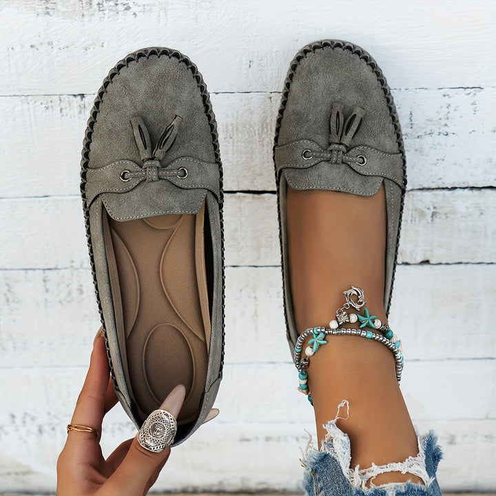 Stella - Gepolsterte Quasten-Loafer