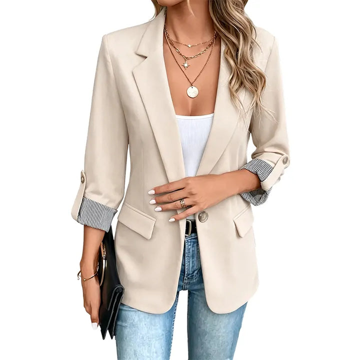 Neravelle - Taillierter Blazer mit aufgerollten Ärmeln