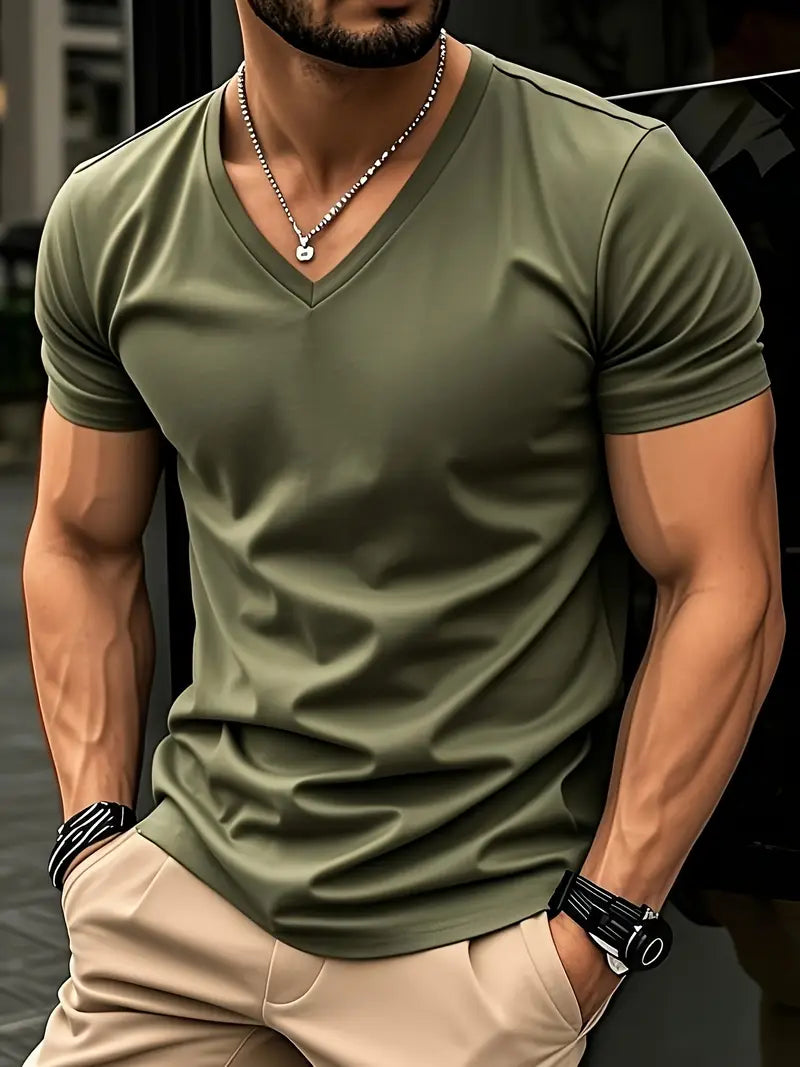 Trevor - Besonders weiches V-Ausschnitt-T-Shirt