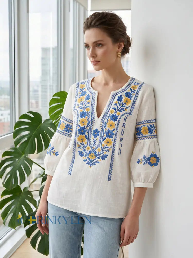 Everly - Bluse mit weichem Griff und Blumenmuster
