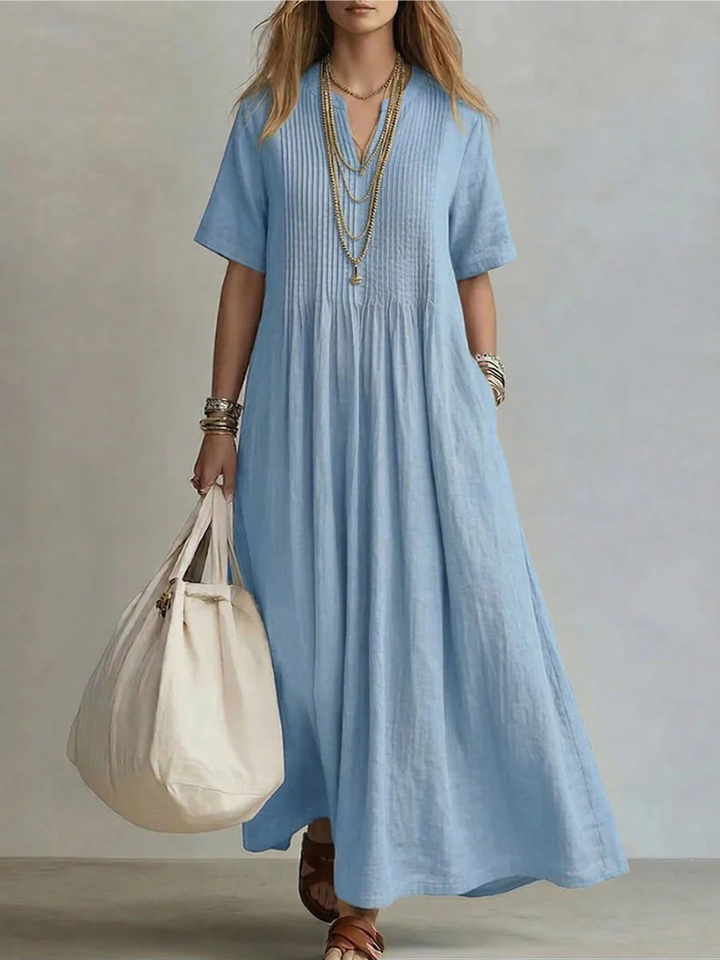 Wren - Leichtes Plisseekleid